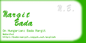 margit bada business card